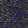 Antique Glass Beads 03013 - Stormy Blue Heather