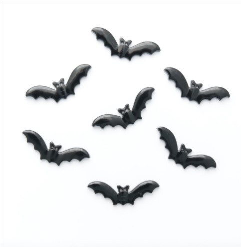 Bat Button 2 Hole - 4 Pack