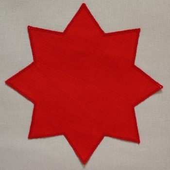 32cm Star Crochet Doilies - White 32 x 32cm / 12.5 x 12.5in