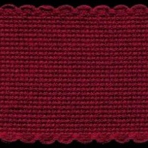 2in / 5cm Burgundy Aida Band - 1m