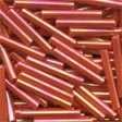 Large Bugle Beads 92055 - Red Rainbow