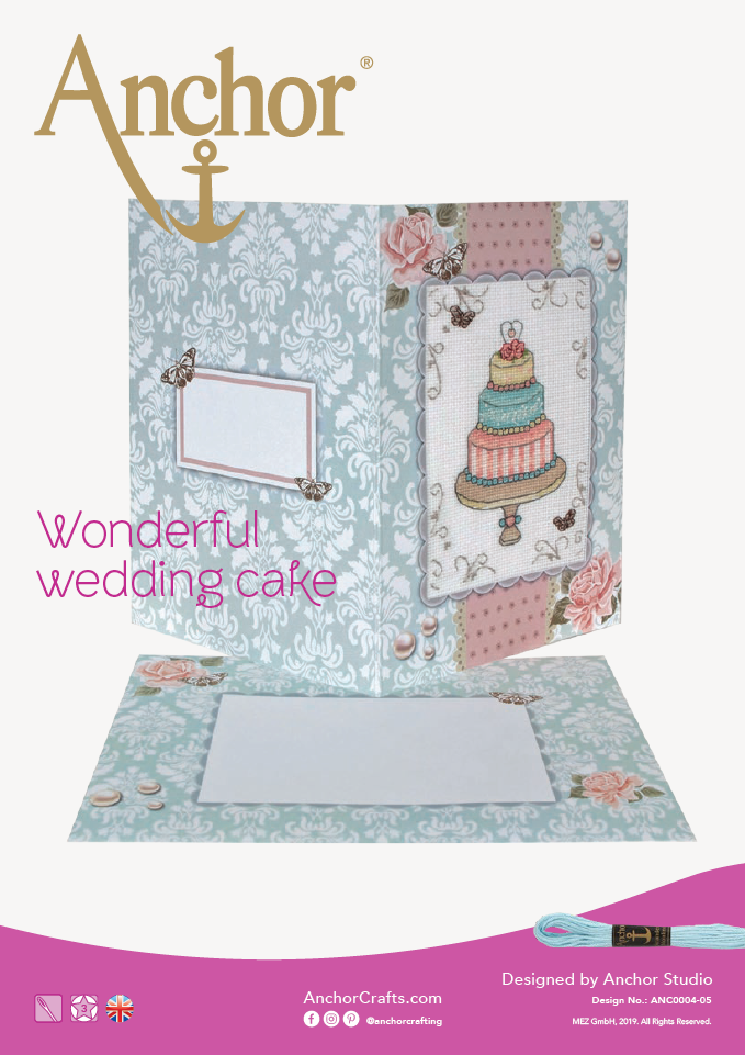 Anchor Wonderful wedding cake cross stitch chart