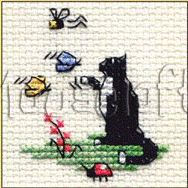 Mouseloft Curious Cat Cross Stitch Kit - 003-M02sml