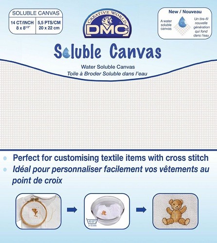 Pack of DMC Soluble Canvas - DC90