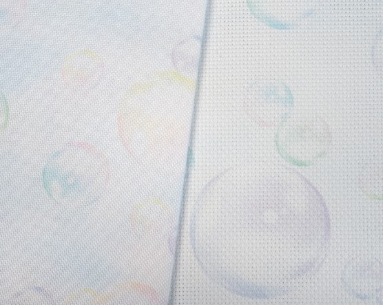 Fabric of the Month - August 24 - Bubbles - Evenweave