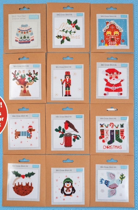 Trimit Christmas Cross Stitch Kits 