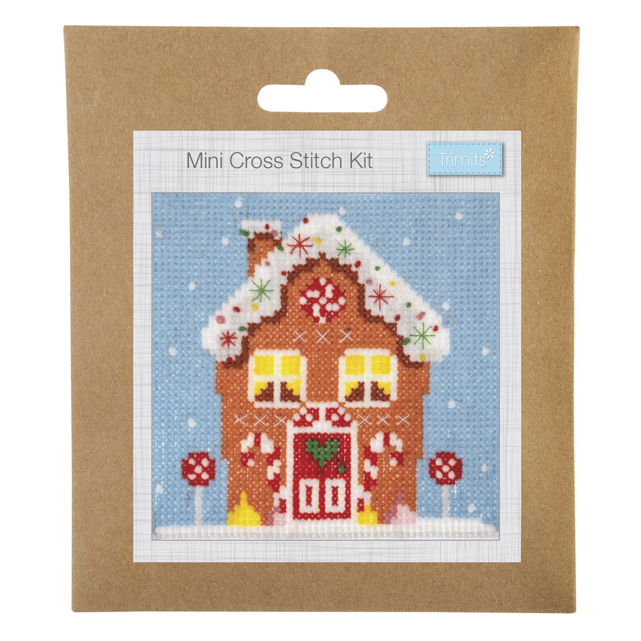 Trimits  - Cross Stitch Kit -  Gingerbread House