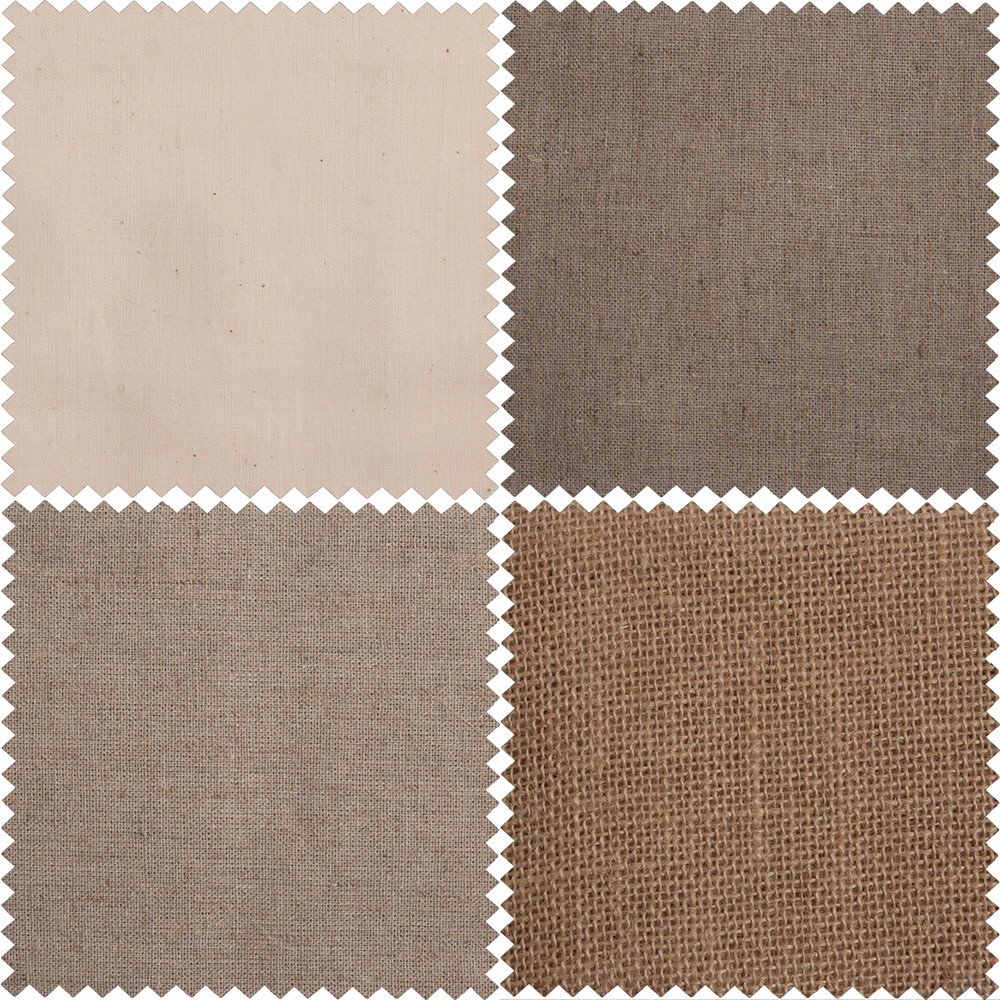 Fat Quarter Bundle - Natural: 4 Pieces