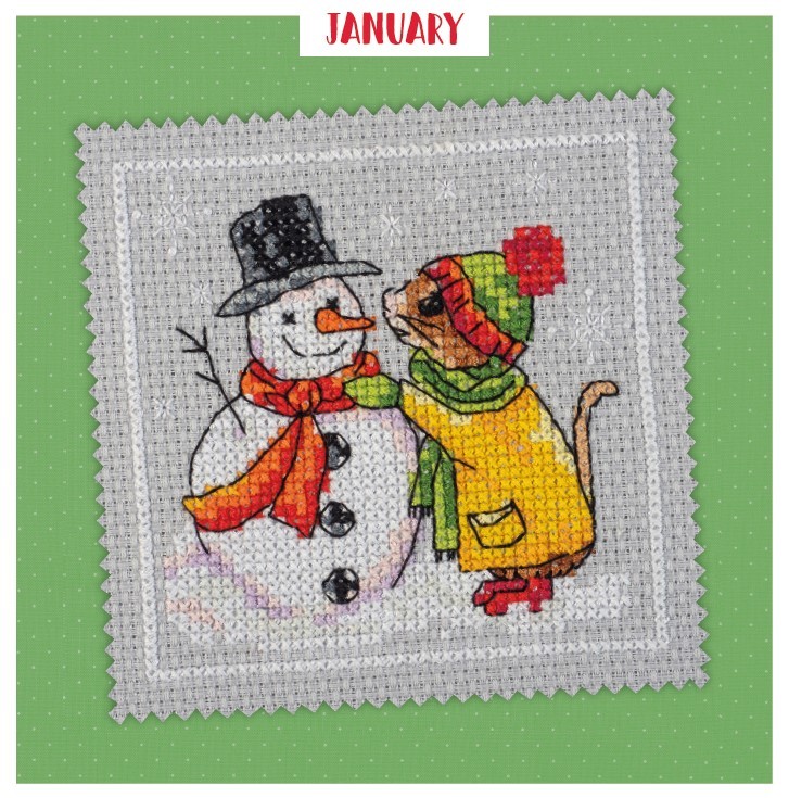 Cross Stitcher Project Pack - Issue 417 - 2025 Calendar SAL -  Mouse's Year