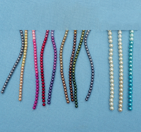 Glass Pearls 8mm; Various Colours