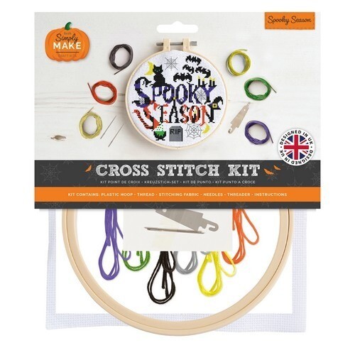  Simply Make Large Cross Stitch Kit - Spooky Season