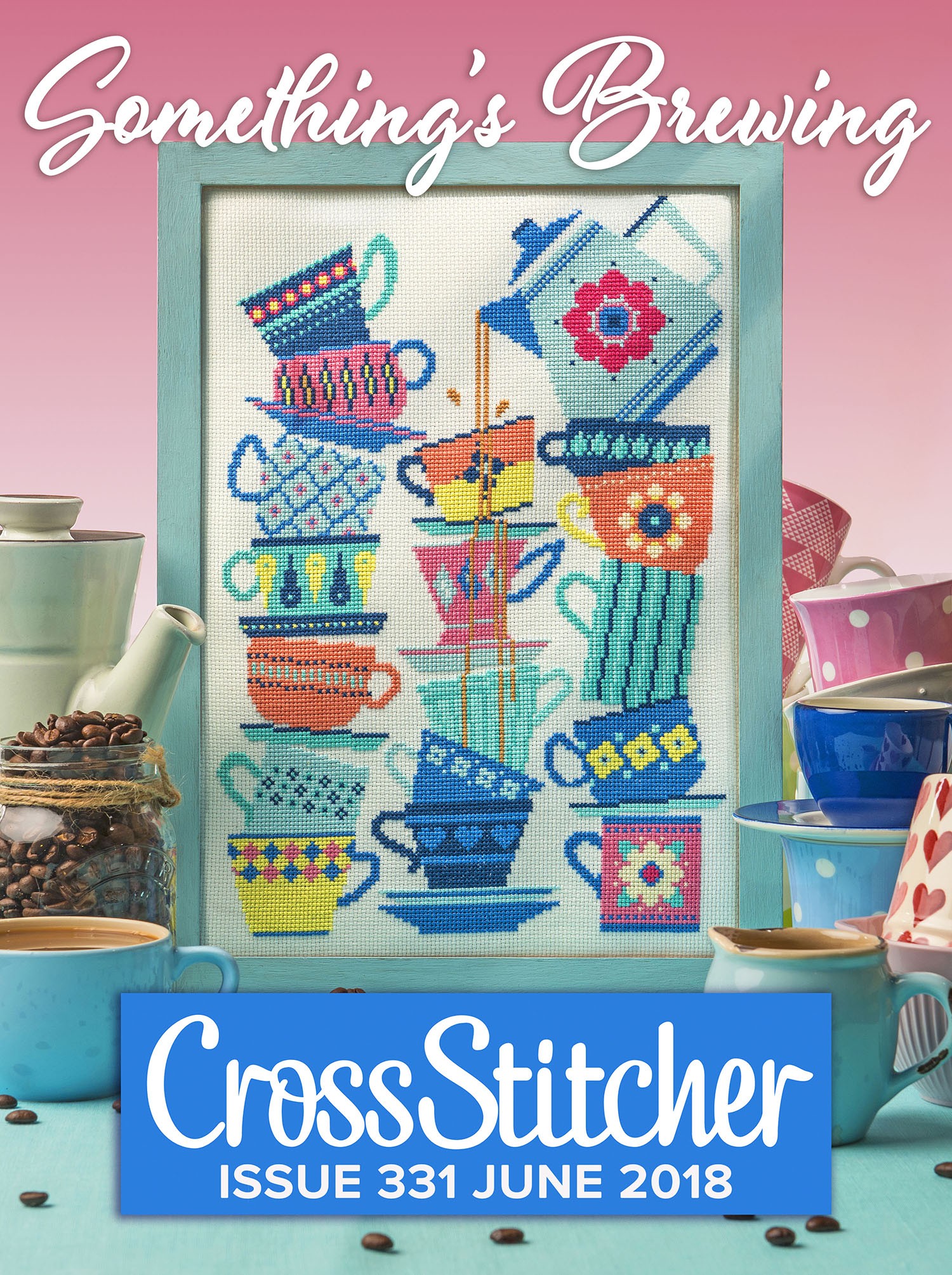 Cross Stitcher Project Pack - Something's Brewing XST331