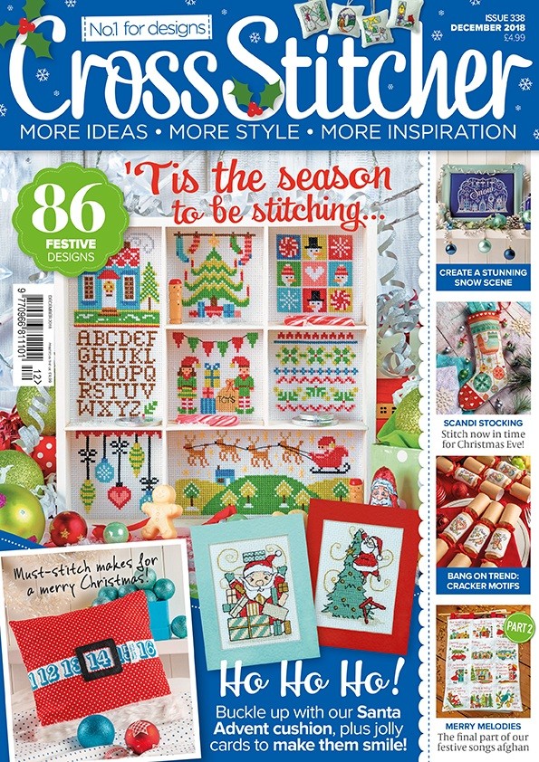 Cross Stitcher Magazine issue 338 - December 2018