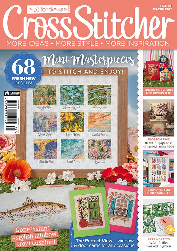 Cross Stitcher Magazine issue 419 March 2025