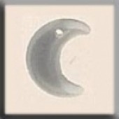 Glass Treasures 12184 - Small Crescent Moon Matte Crystal