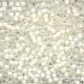 Frosted Glass Beads 60479 - Frosted White