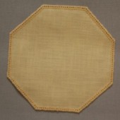 19cm Octagon Crochet Doilies - White 19cm / 7in