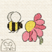 Mouseloft Funsize Cross Stitch Kit - Bee 00M-101mms