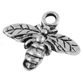  Bee Silver Tone Charms 3 Pack