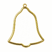 Plastic Bell Shaped Frame - Gold 