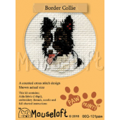 Mouseloft Border Collie Cross Stitch Kit - 00G-101paw