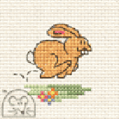 Mouseloft Funsize Cross Stitch Kit - Bunny 00M-105mms