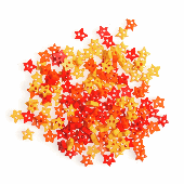 Craft Buttons - Orange and Yellow Stars (5g Pack)