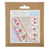 Trimits  - Stitch Your Own - Floral Bookmark