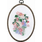 TK121 - Flower Pot DMC Embroidery Kit - 20% off RRP