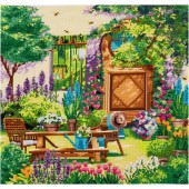Trimits  - Counted Cross Stitch Kit: Extra Large: Country Garden