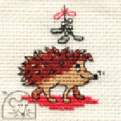 Mouseloft Hopeful Hog Cross Stitch Kit With Card And Envelope - P32stl