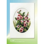 Orchidea Card kit - Hollyhocks