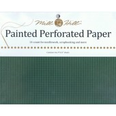 PP19 - Mill Hill Holly Green Perforated Paper