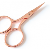 Hemline Rose Gold Scissors - 6.7cm (2.5in)