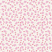 Tilda 100% Cotton Fabric Sophie Pink Fat Qtr 