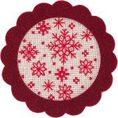 Rico Star Felt Hanger Cross Stitch Kit