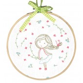 TMREMB1 - Spring Girl Printed Embroidery Kit