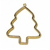 Plastic Tree Shaped Frame - Gold 