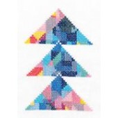 TB112 - Geometry Rules Triangulation Printed Embroidery Kit