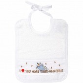 Rico Cross Stitch Bib Kit - Unicorn