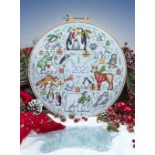 Cross Stitcher Project Pack - Pole to pole XST377 (with hoop)