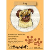 Mouseloft Paw Prints Pug - 00G-008paw