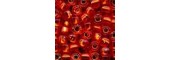 Pebble Glass Beads 05025 - Ruby