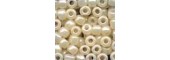 Pebble Glass Beads 05147 - Oriental Pearl