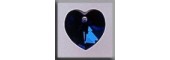 Crystal Treasures 13041 - Small Heart Bermuda Blue Heart